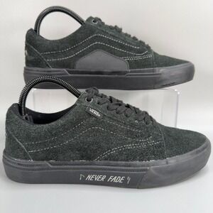 Vans Old Skool BMX Pro Cult Mens 6.5 6 1/2 Black Low‎ Lace Up Never Fade Suede